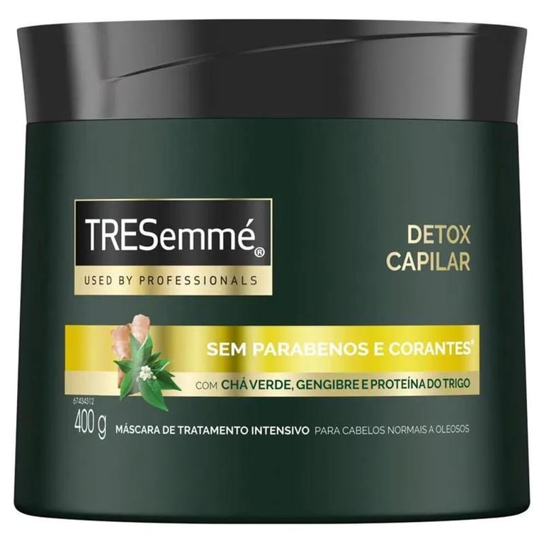 Máscara de Tratamento TRESemmé Detox Capilar 400g