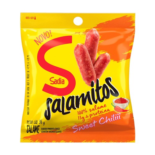 Salamitos Sweet Chilli Sadia com 36g