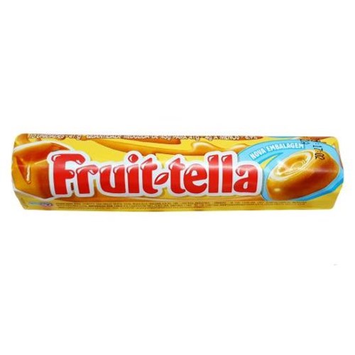 Bala Fruit-Tella Caramelo e Leite Condensado 10 Unidades