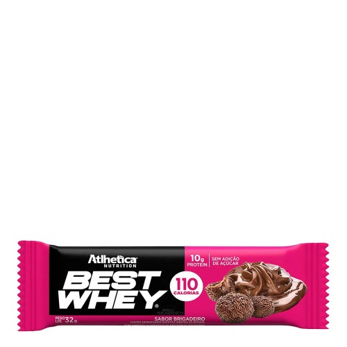 Barra de Proteína Best Whey Atlhetica Nutrition Brigadeiro 32g