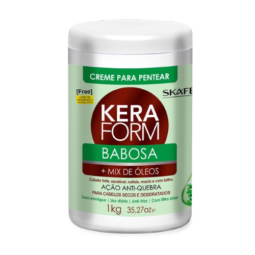 Creme para Pentear Skafe Keraform Babosa com 1kg