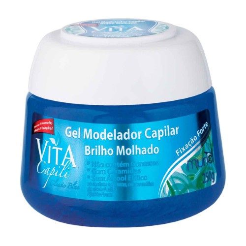 Gel Modelador Capilar Vita Capili Classic Blue com 250g