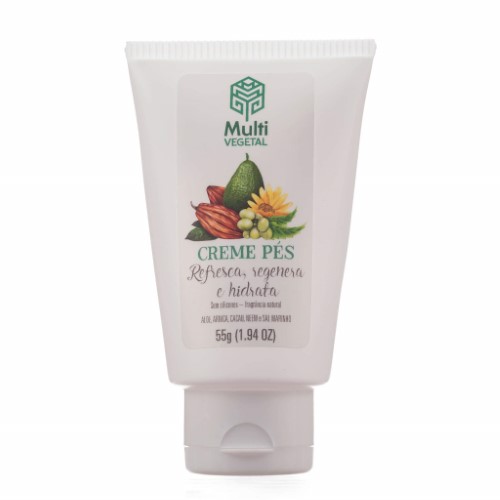 Creme Natural para os Pés 55g – Multi Vegetal