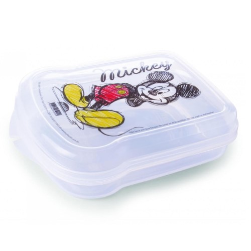 Porta Alimentos Plástico Plasútil Sanduicheira Mickey Mouse