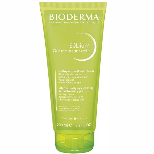 Sébium Bioderma Gel Moussant Actif 200ml