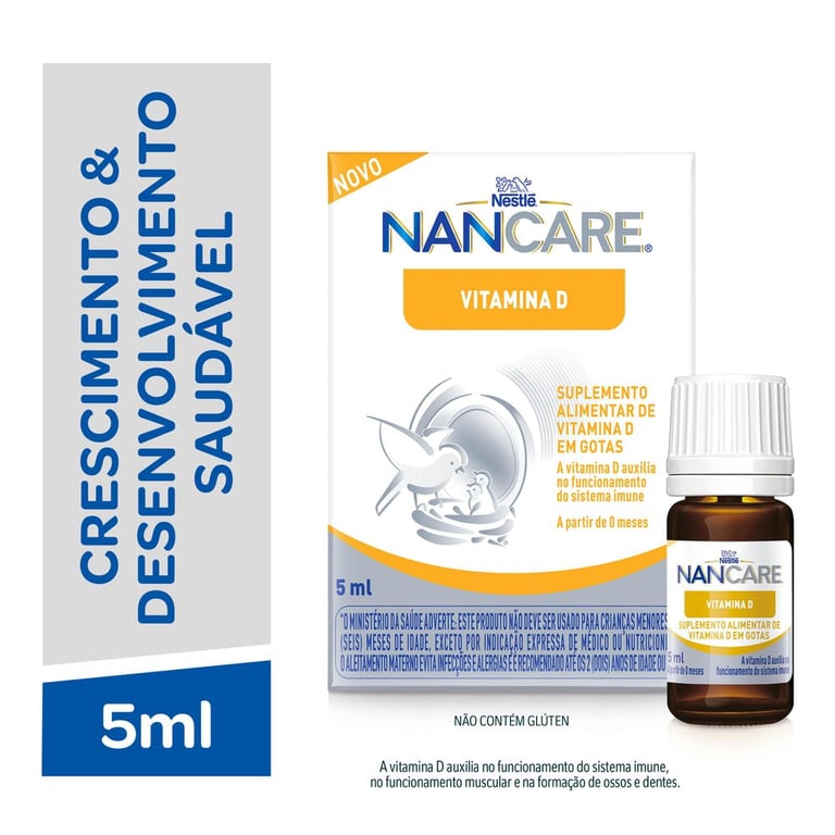 Suplemento Pediátrico Nancare Vitamina D 5 Ml