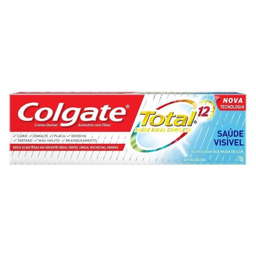 Pasta de Dente Colgate Total 12 Professional Saúde Visível com 70g