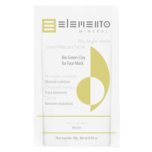 Bio Argila Verde 30g - Elemento Mineral