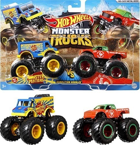 Carrinho Hot Wheels 2Un Monster Trucks brinquedo