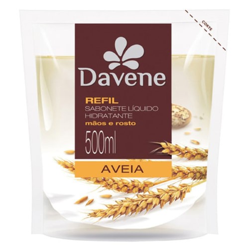 Sabonete Líquido Davene Aveia Refil 500ml