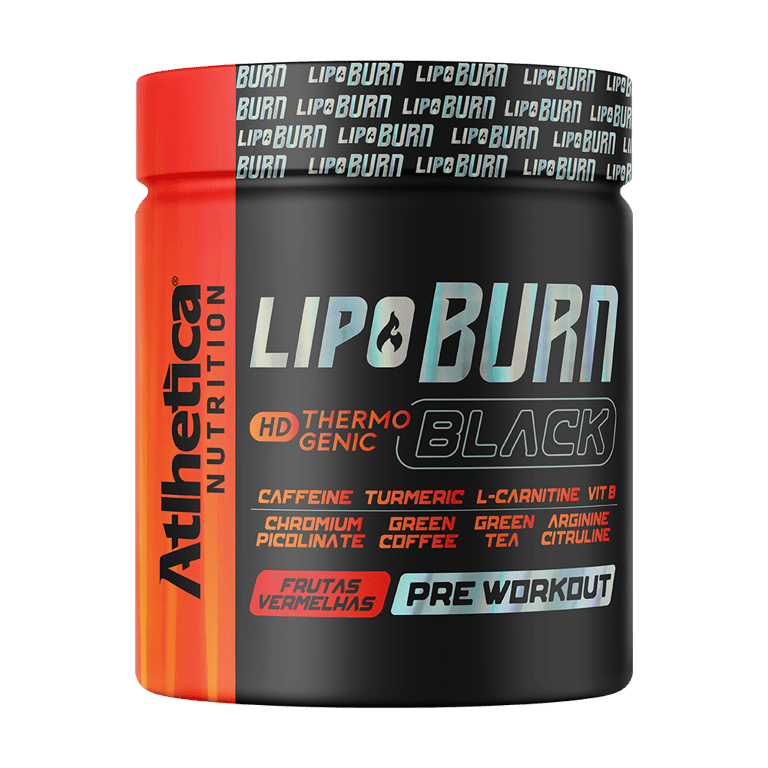 Lipo Burn Black Frutas Vermelhas Atlhetica Nutrition 200g