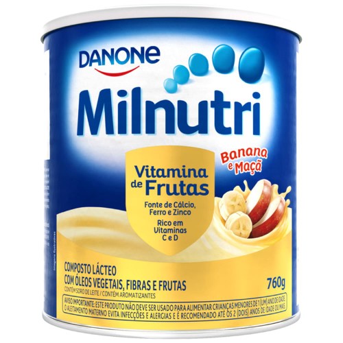 Composto Lácteo Milnutri Vitamina de Frutas 760g