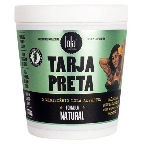 Máscara de Tratamento Lola Tarja Preta 230g