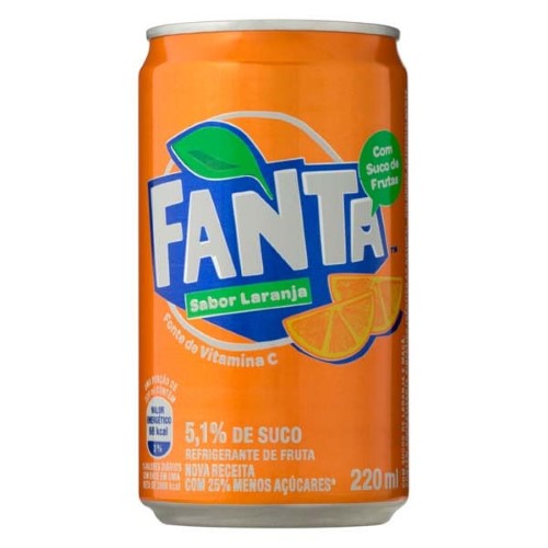 Fanta Laranja Lata 220ml