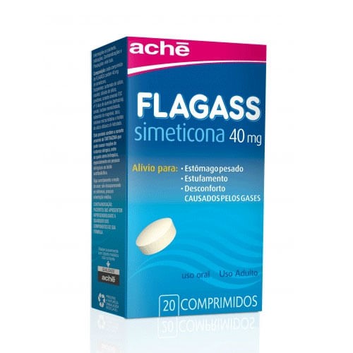 Flaglass Simeticona 40mg 20 Comprimidos