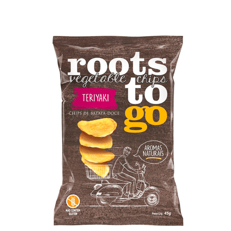 Chips Batata Doce Teriyaki Roots To Go 45g