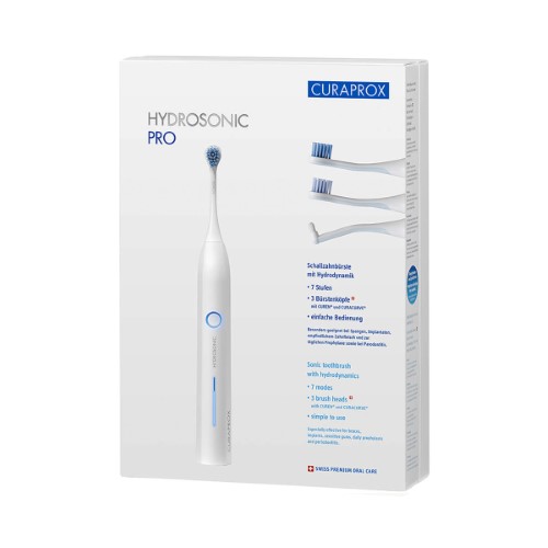 Escova de Dente Elétrica Curaprox Hydrosonic Pro Chs 100 Branca com 1 unidade