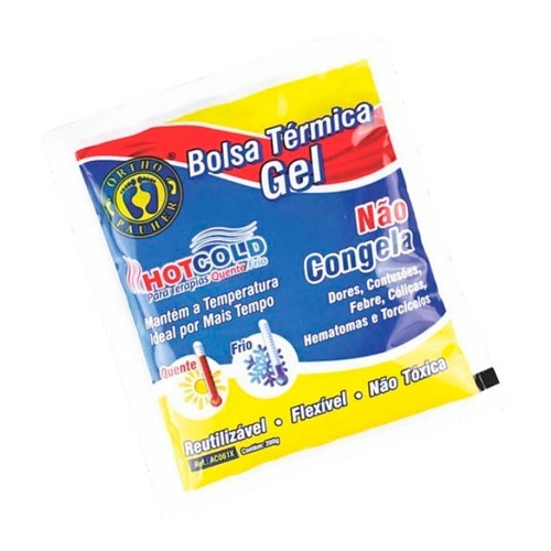 Bolsa Térmica Gel HotCold Quente ou Fria 200g com 1 unidade