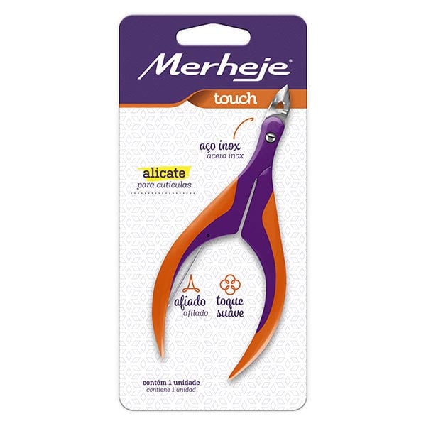 Alicate para Cutículas Merheje Touch - 1 Unidade