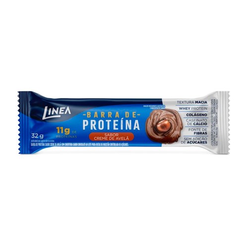 Barra de Proteína Linea Whey Protein Sabor Creme de Avelã com 32g