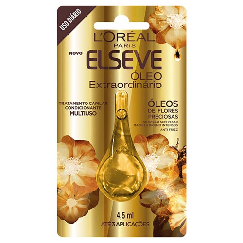 Óleo Extraordinário Elseve Tratatamento Capilar com 4,5ml