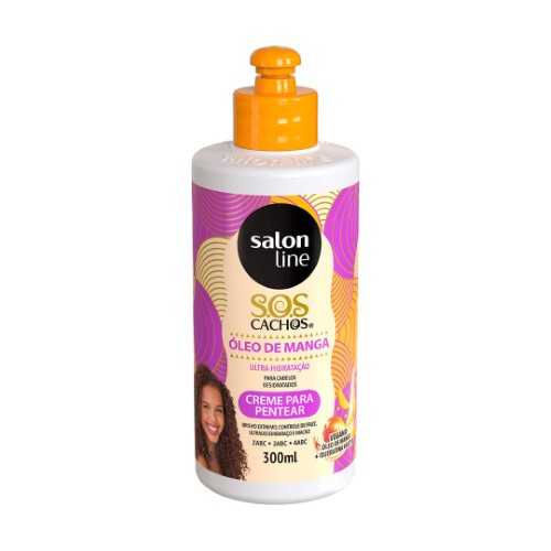 Salon Line Creme para Pentear Óleo de Manga Tradicional 300ml