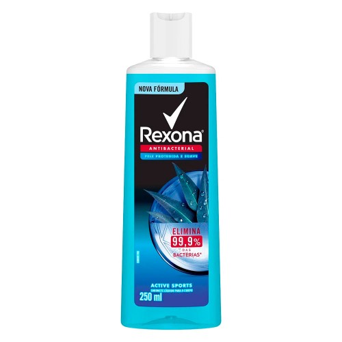 Sabonete Líquido Rexona Antibacterial Active Sports 250ml