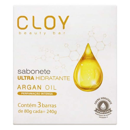 Sabonete em Barra Cloy Beauty Argan Oil