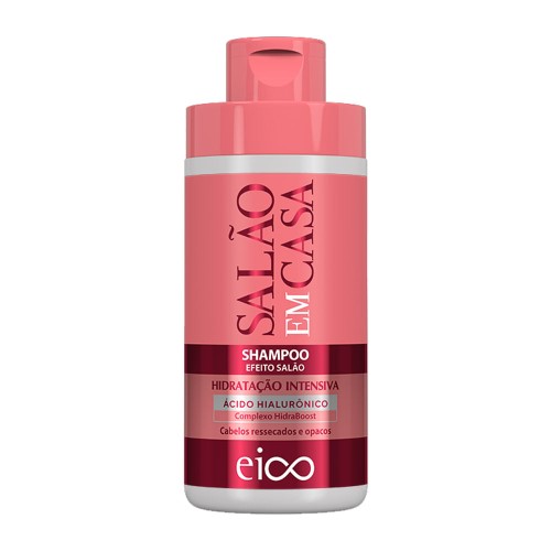 Shampoo Eico Cosméticos Salão em Casa Hidratação Intensiva 450ml