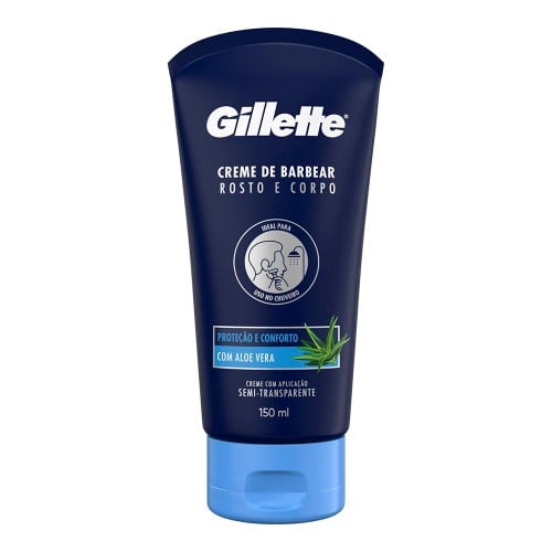 Creme De Barbear Rosto E Corpo Gillette Proteção e Conforto 150ml