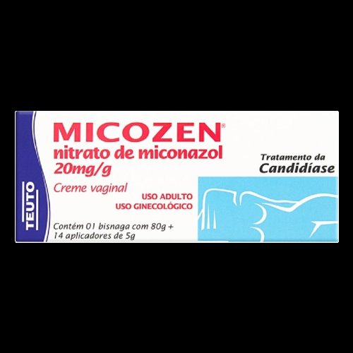 Micozen Nitrato de Miconazol 20mg/g Creme Vaginal 80g + 14 aplicadores