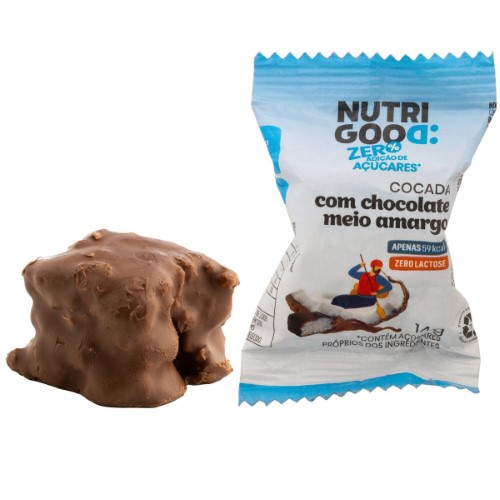 Cocada com Chocolate Meio Amargo Nutrigood 14g