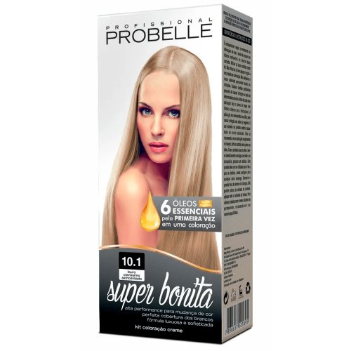 Tintura Probelle Super Bonita Louro Claríssimo Acinzentado 10.1 50g