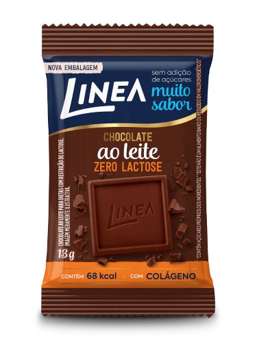 Mini Chocolate Ao Leite Linea Zero Lactose 13g