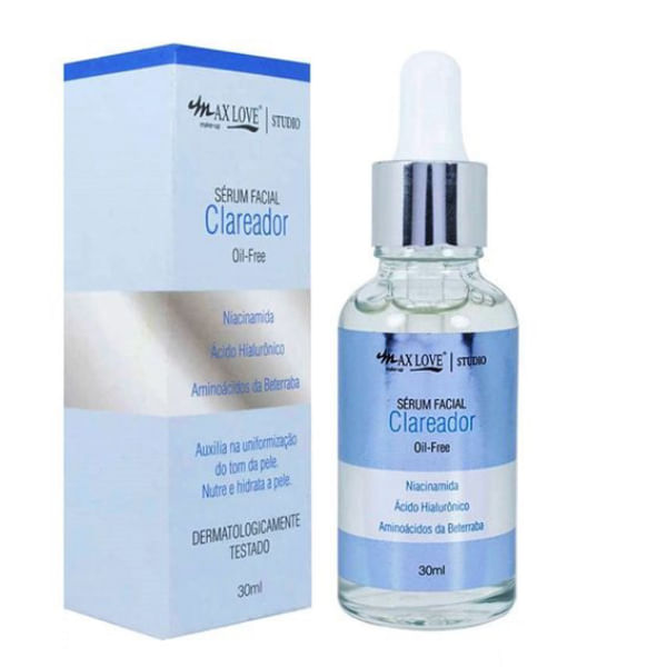 Sérum Facial Clareador Max Love 30mL