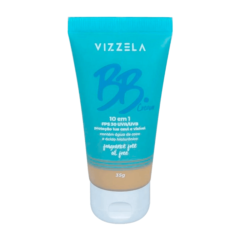 Vizzela Cosméticos 10 em 1 FPS 30 Cor 04 - BB Cream 35g