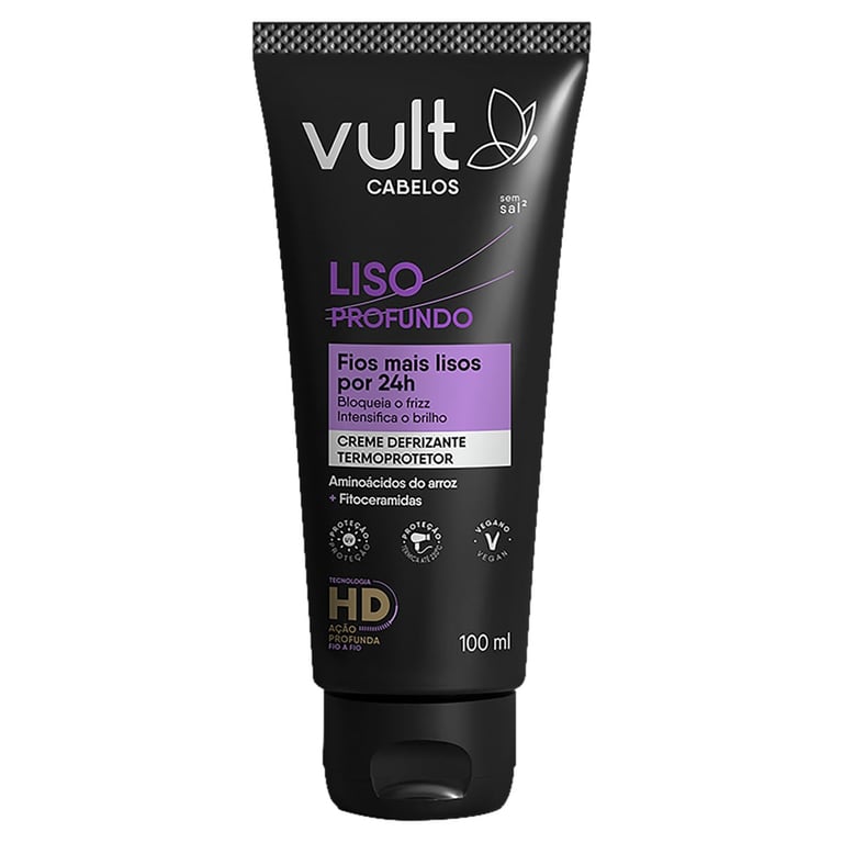 Creme Defrizante Vult Liso Profundo 100ml