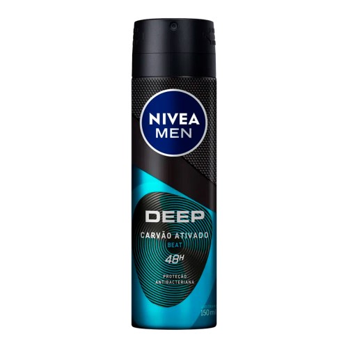 Desodorante Aerosol Nívea Deep Carvão Ativado 150ml