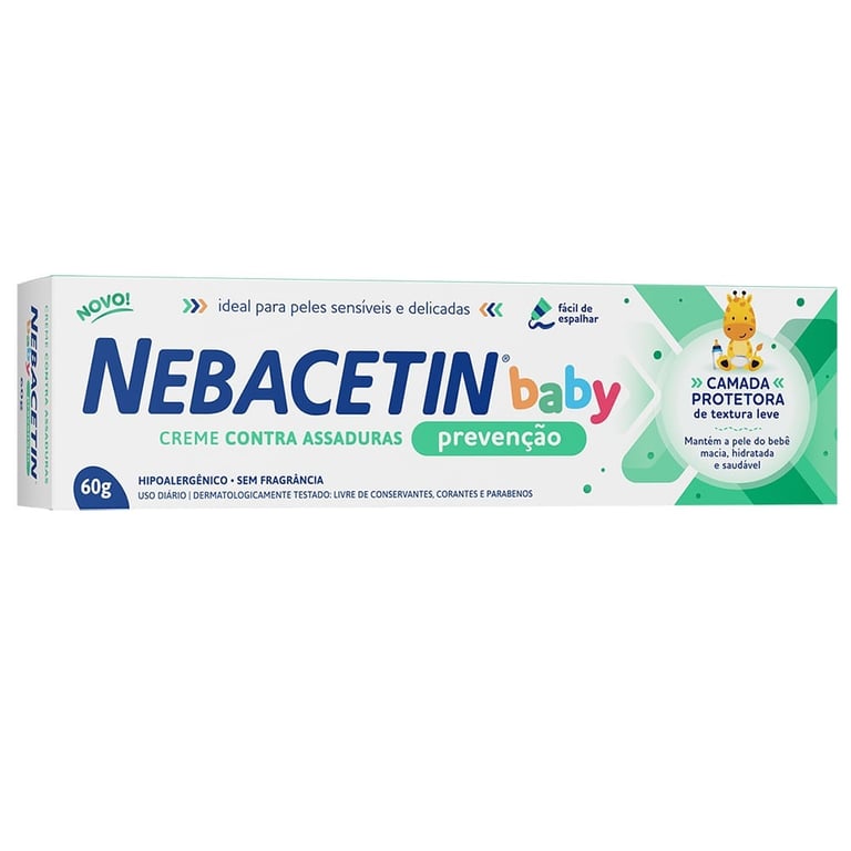 Creme Preventivo Contra Assaduras Nebacetin Baby 60g