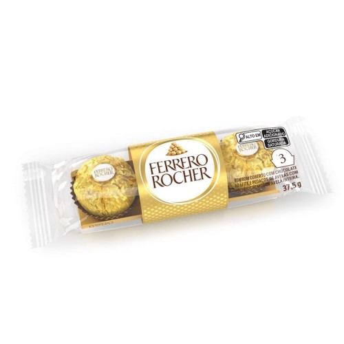 Ferrero Rocher Com 3 Bombons 37,5g