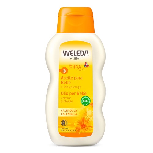 Calêndula Weleda Óleo Hidratante para Bebê com 200ml