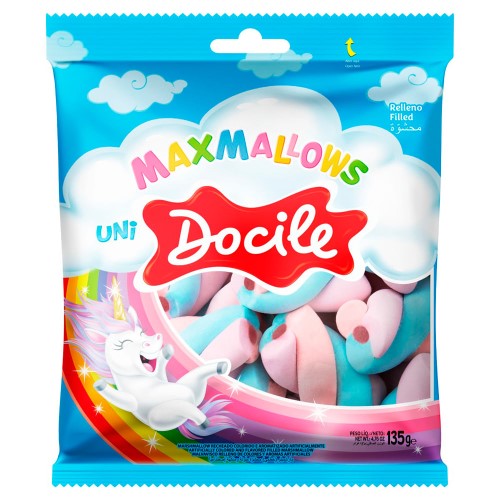 Marshmallows Docile Torção Unicórnio 135g