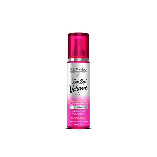 Fluido Termoativado Forever Liss Bye Bye Volume e no Frizz com 200ml