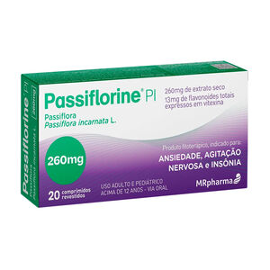 Passiflorine PI 260mg com 20 Comprimidos Revestidos