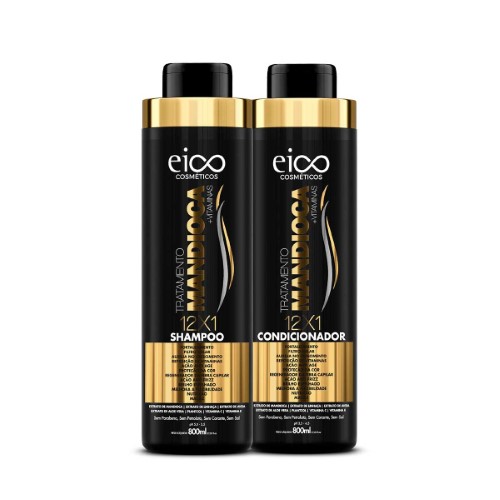 Eico Tratamento Mandioca Kit – Shampoo 800ml + Condicionador 800ml