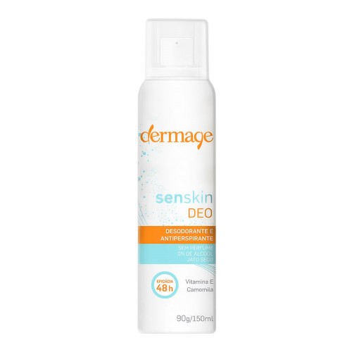 Desodorante Antitranspirante Dermage Senskin Deo Sem Perfume 150ml