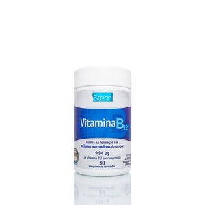 Vitamina B12 Stem 9,94mg Com 30 Comprimidos