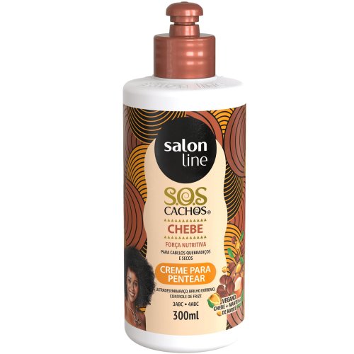 Creme Para Pentear Salon Line S.O.S Cachos Chebe 300ml