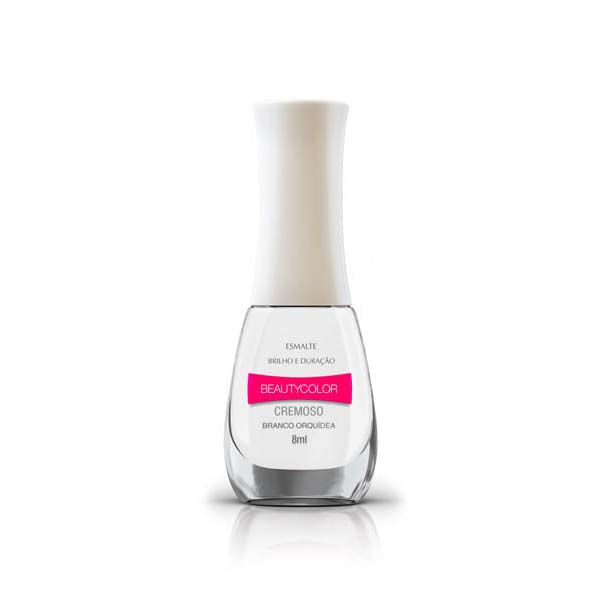 Esmalte Beauty Color Cor Branco Orquídea com 8ml