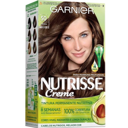 Tintura Garnier Nutrisse 50 Amêndoa 2 Unidades